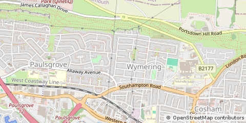 Map of Portsmouth, Hampshire