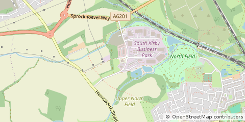 Map of Pontefract