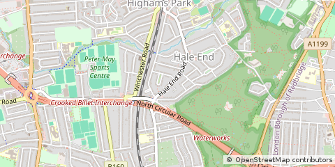 Map of Woodford Green