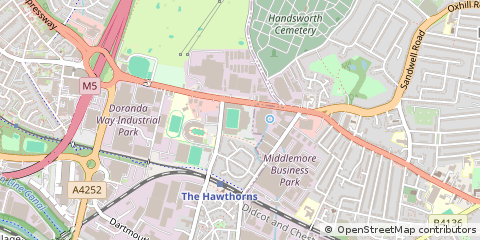 Map of West Bromwich, West Midlands