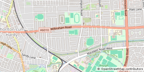 Map of Manchester