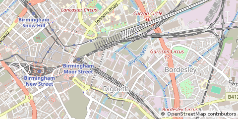 Map of Birmingham