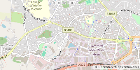 Map of Bracknell