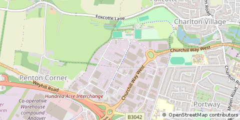 Map of Andover, Hampshire
