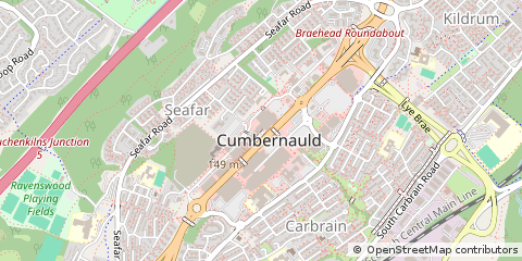 Map of Glasgow, Lanarkshire