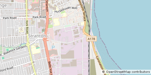 Map of Hartlepool, Cleveland