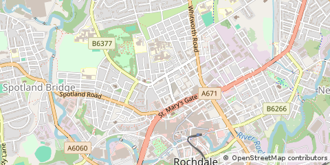 Map of Rochdale