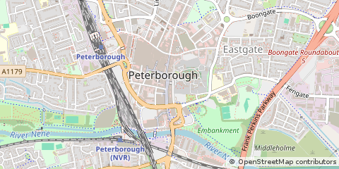 Map of Peterborough