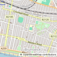 Map of Hove, East Sussex