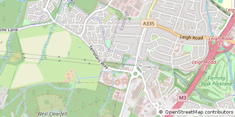 Map of Eastleigh