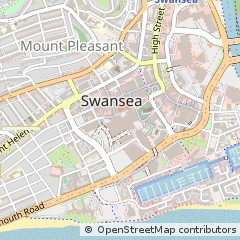 Map of Swansea