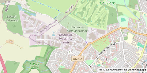 Map of Nottingham