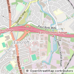 Map of Darwen, Lancashire