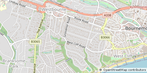 Map of Bournemouth