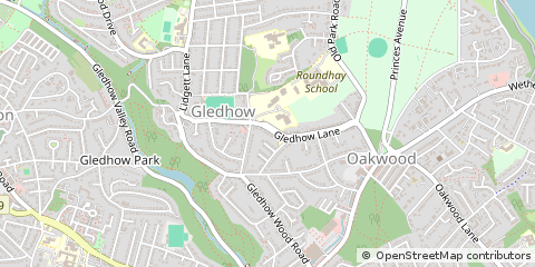 Map of Leeds