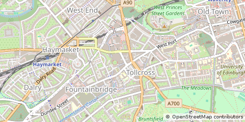 Map of Edinburgh