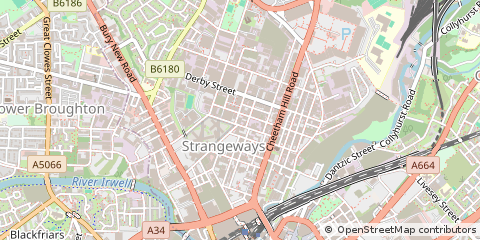 Map of Manchester