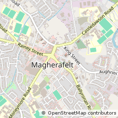 Map of Magherafelt, County Londonderry