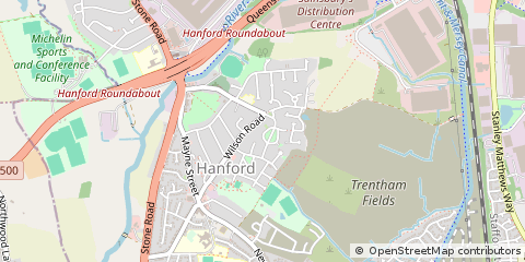Map of Stoke-on-Trent