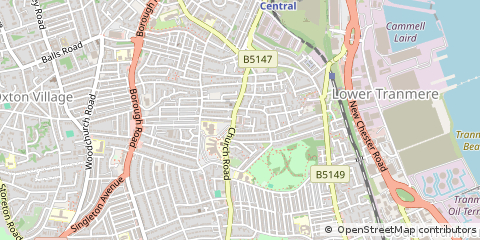 Map of Birkenhead