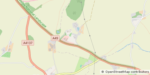 Map of Ross-on-WYE, Herefordshire