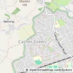Map of Stroud, Gloucestershire