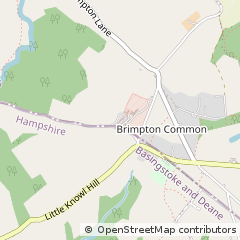 Map of Brimpton Common, Reading