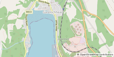 Map of Helensburgh, Dunbartonshire