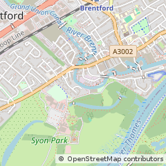 Map of Brentford, Middlesex