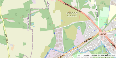 Map of Walsall