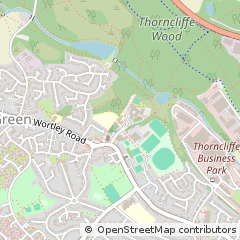 Map of Sheffield, South Yorkshire