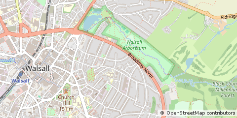 Map of Walsall