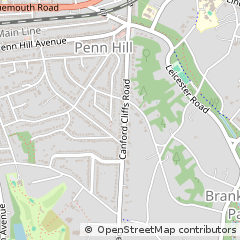Map of Poole, Dorset