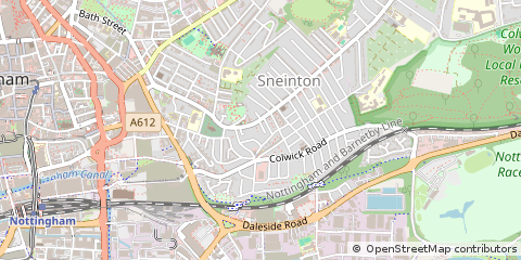 Map of Nottingham