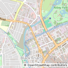 Map of Leicester