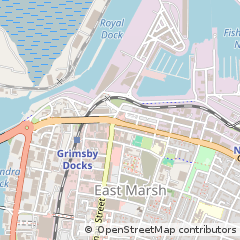 Map of Grimsby, North East Lincolnshire