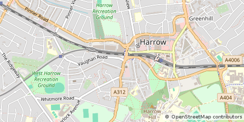 Map of Harrow, London