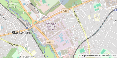 Map of Surrey