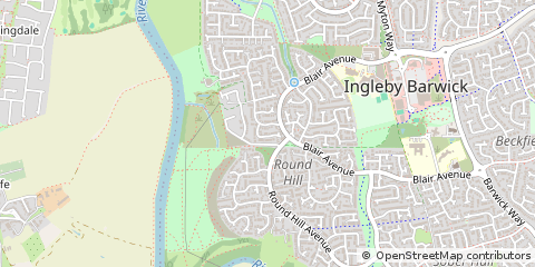 Map of Stockton-on-Tees