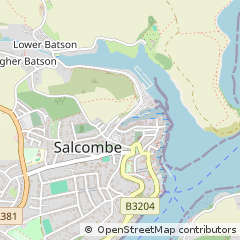 Map of Salcombe
