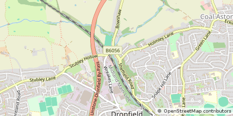 Map of Dronfield