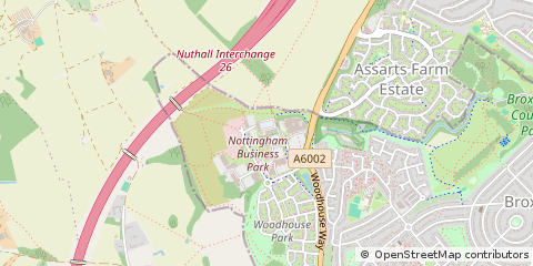 Map of Nottingham Business Park, Nottingham