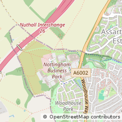 Map of Nottingham Business Park, Nottingham