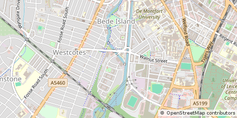 Map of Leicester
