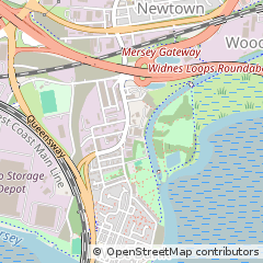 Map of Widnes, Cheshire