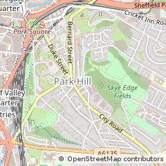 Map of Sheffield