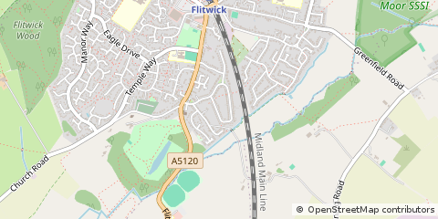 Map of Bedford