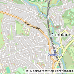 Map of Dunblane