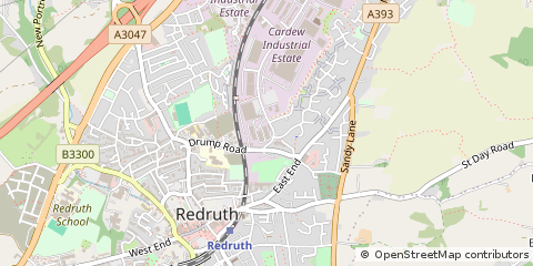 Map of Redruth