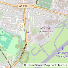 Map of Cambridge, Cambs